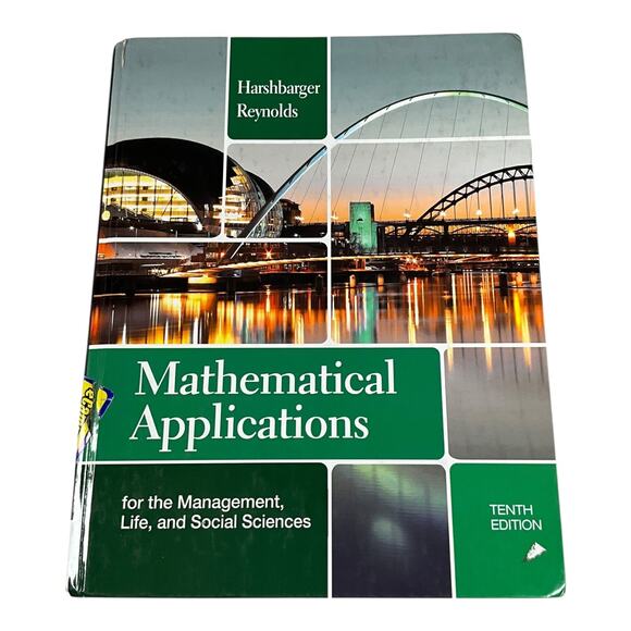 Mathematical Application For Management Life and Social Sciences: Harshbarger - Picture 1 of 12